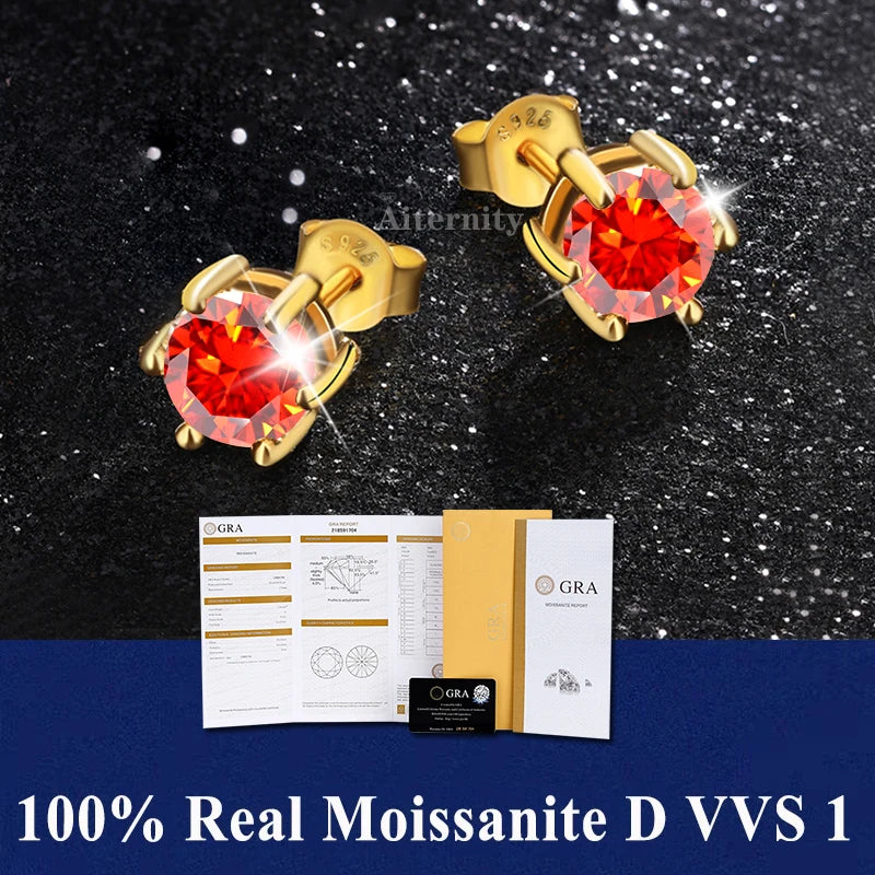 Aiternity Moissanite Fülbevaló
