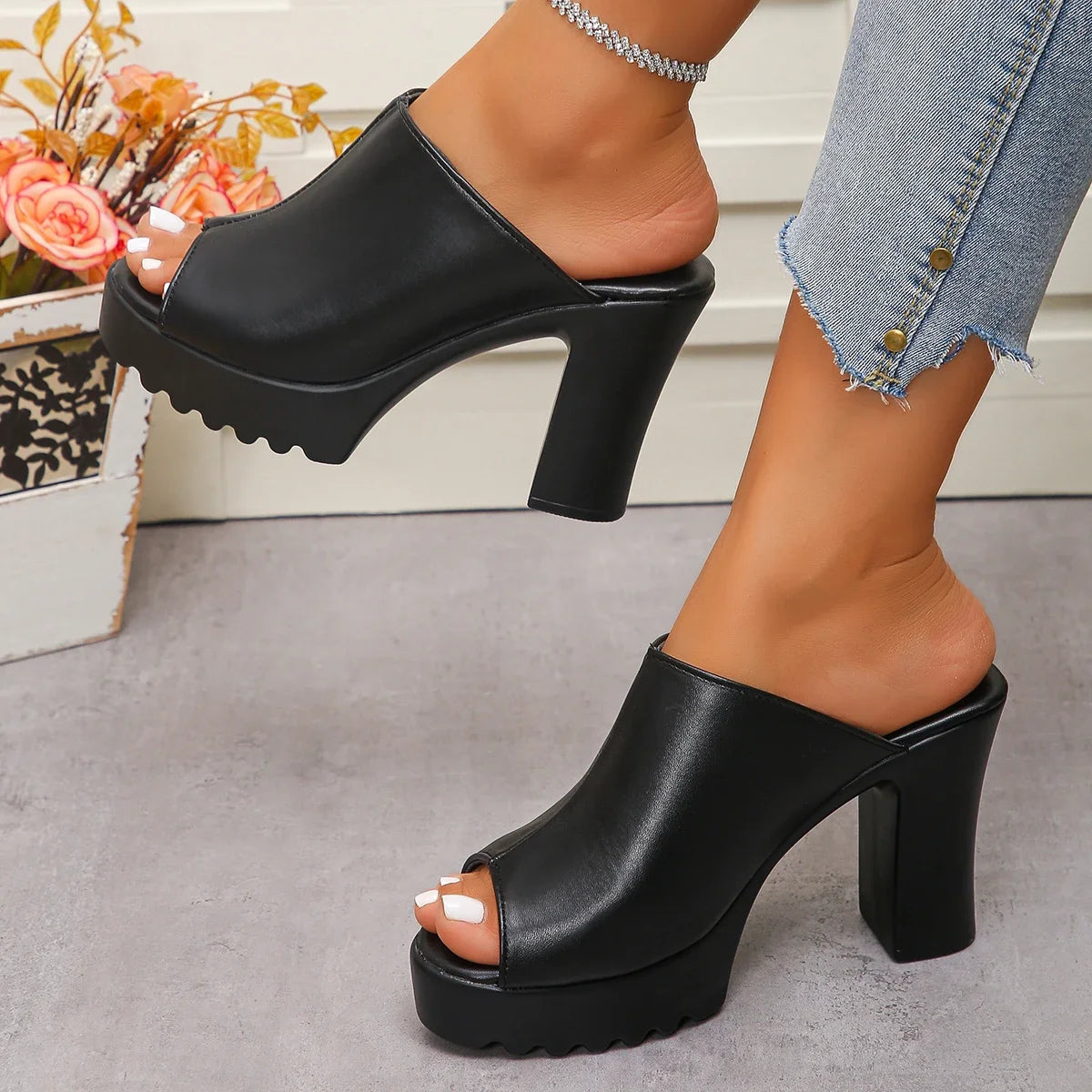RZSMTYA Damen-Pumps Sommer