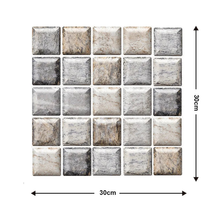 Öntapadós Csempe 3D Matrica