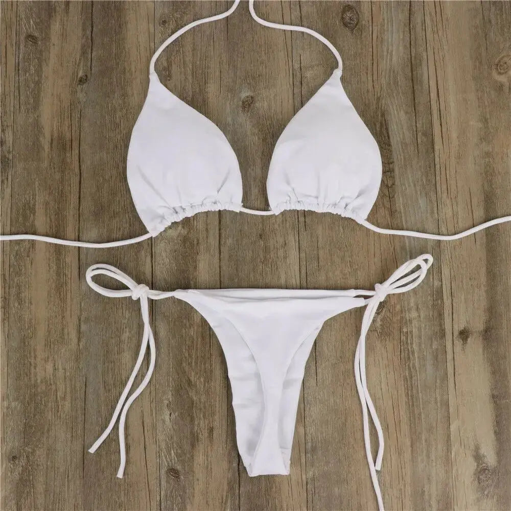 Moonbiffy Női Bikini Halteres