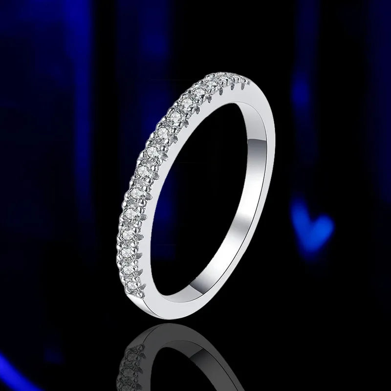Moissanite Női Esküvői Gyűrű