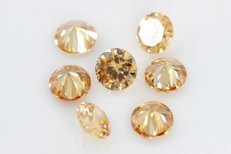 0.5-6ct Rare Colored Moissanite Loose Stone Real VVS1 Lab Grown Princess Crystal Yellow Pink Certified Heart Moissanite Diamonds - BAALAAZ