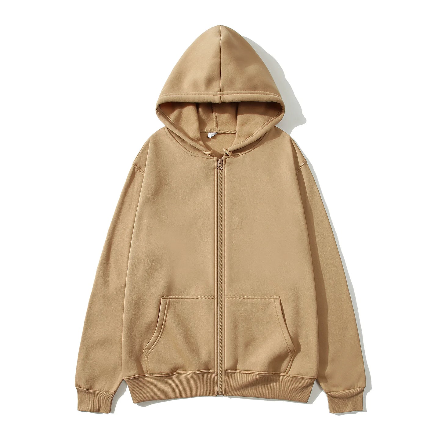 Férfi Meleg Fleece Zip Hoodie