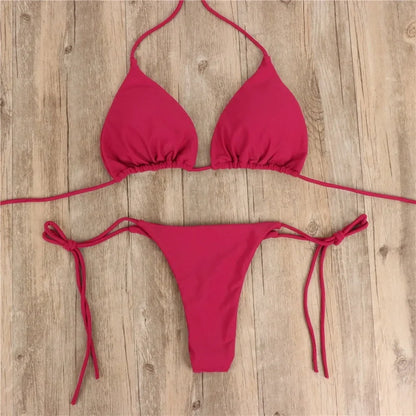 Moonbiffy Női Bikini Halteres