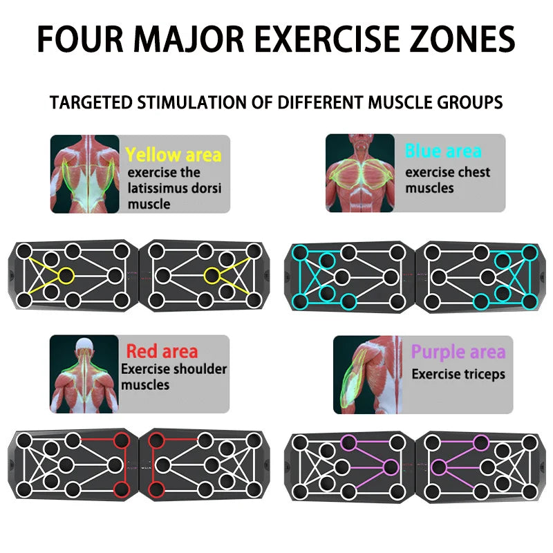 LingPeng Push Up Board Edzés