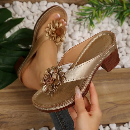 Schuhe mit PU-Obermaterial und quadratischem Absatz