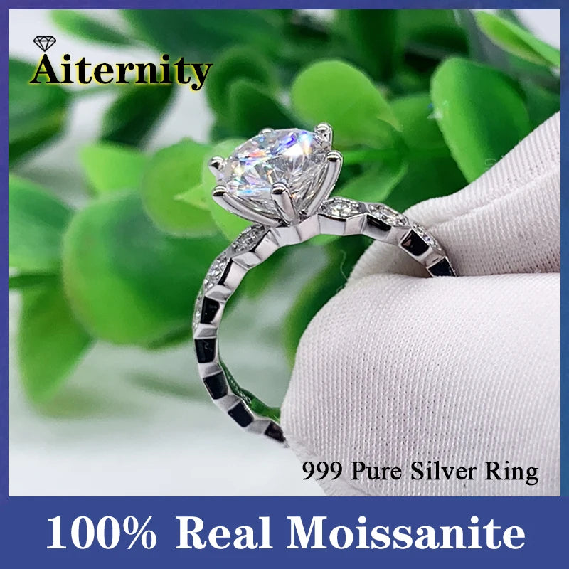 Aiternity Moissanite Gyűrű 1ct