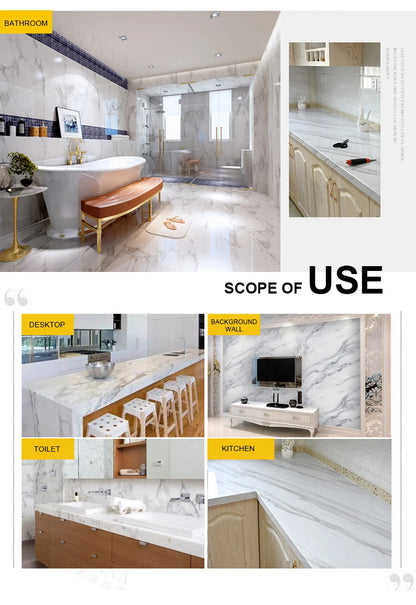 Márvány Öntapadós Vízálló