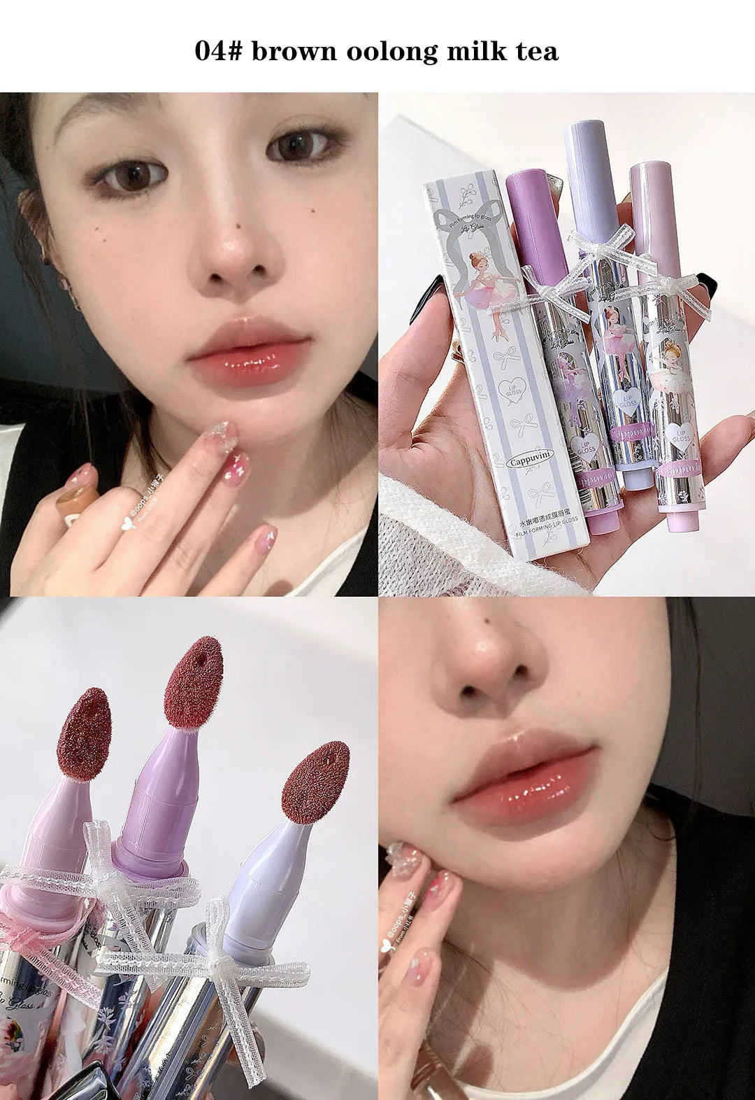 Lip Gloss Szett Tartós Vízálló