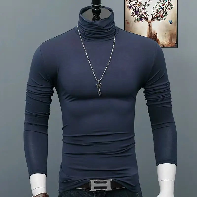 Gay Men's High Collar T-Shirt