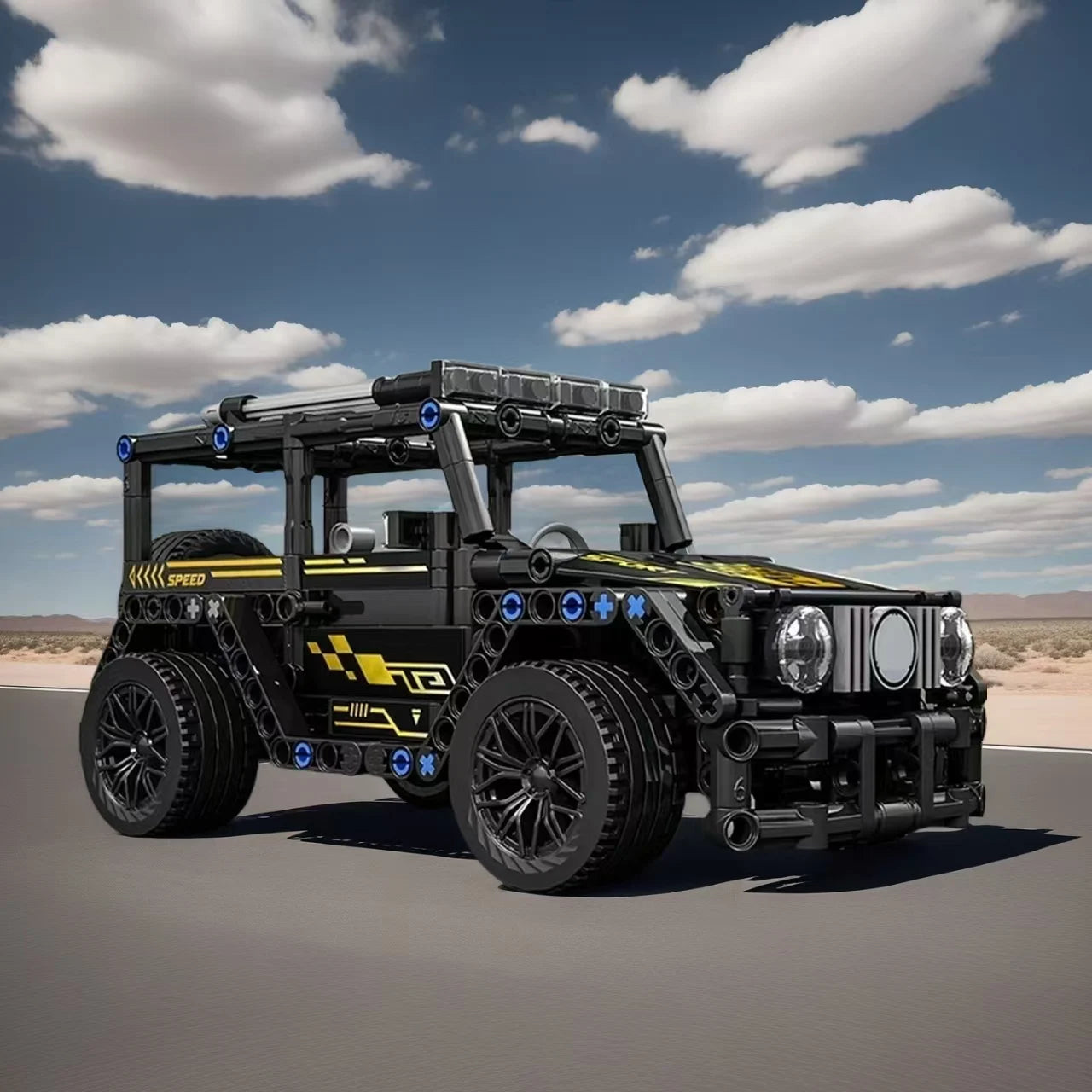 NovaBlocks Off-Road Jármű Építő Készlet - 1658 Darabos Lego-Kompatibilis Modell Ajándék