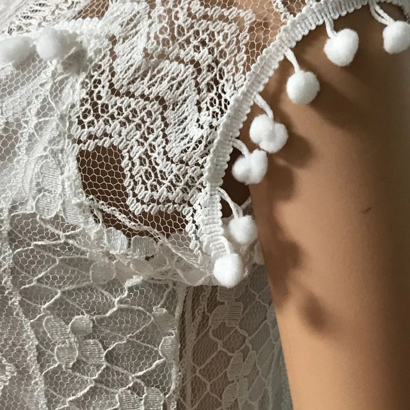 Liva Girl Fehér Női Nyári Ruha
