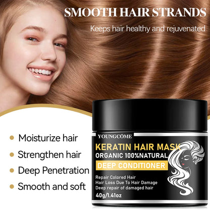 Keratin Hajmaszk YOUNGCOME Szép
