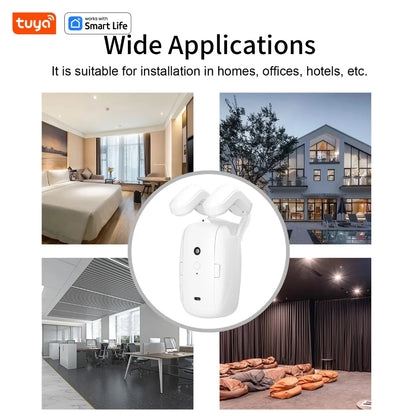 Tuya Okos Függönymozgató Robot – WiFi/Bluetooth, App-vezérlés, Alexa & Google Home