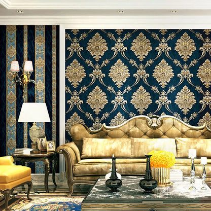 DZQCN Damask Tapéta PVC 3D
