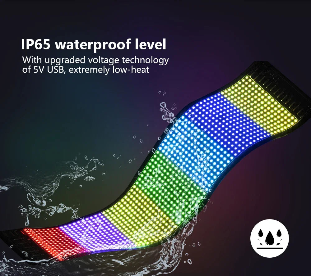 LED Mátrix RGB Szöveg Animáció