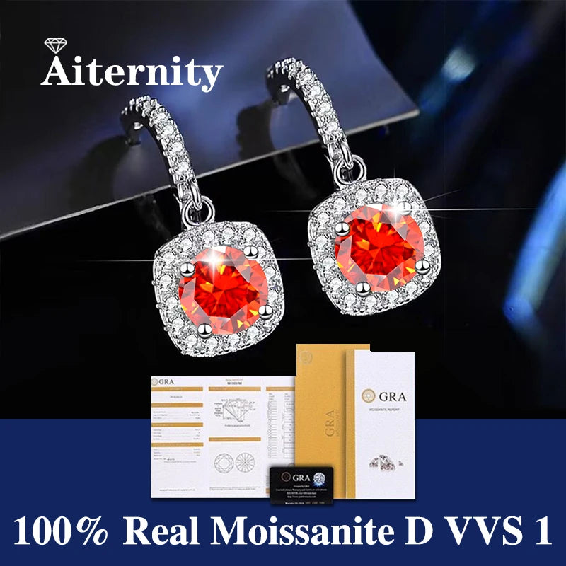 Moissanite Fülbevaló Aiternity