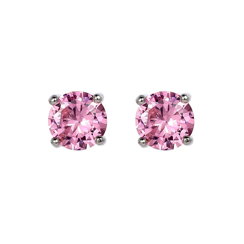 Moissanite Csavaros Fülbevaló