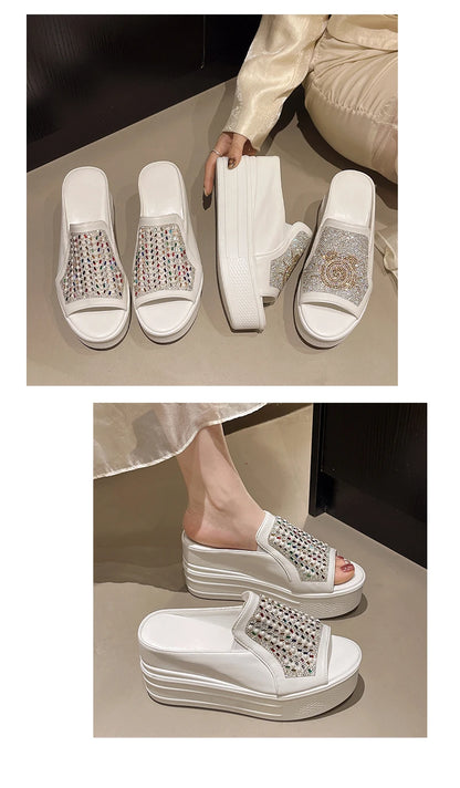 RZSMTYA Női Szandál Wedge PU