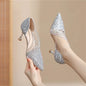 RZSMTYA Glitter Pumps Women