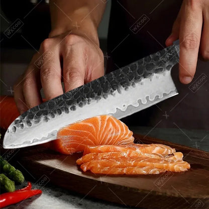 WXCOO Santoku Kés Damascus Pro