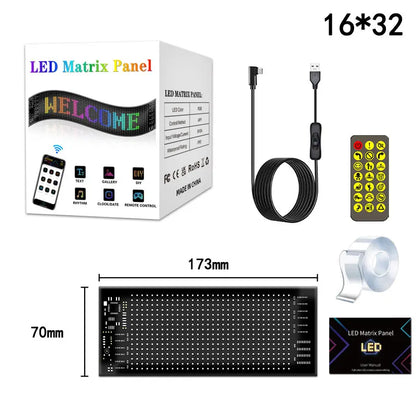 LED Mátrix RGB Szöveg Animáció