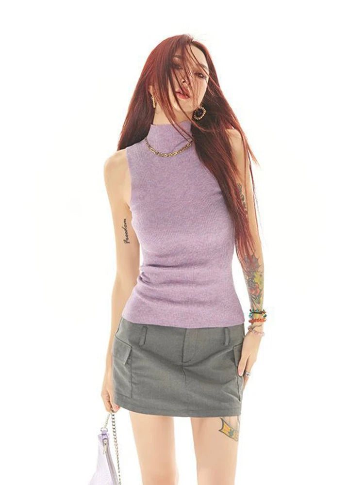 JEYONGZOOCN Turtleneck Knitted