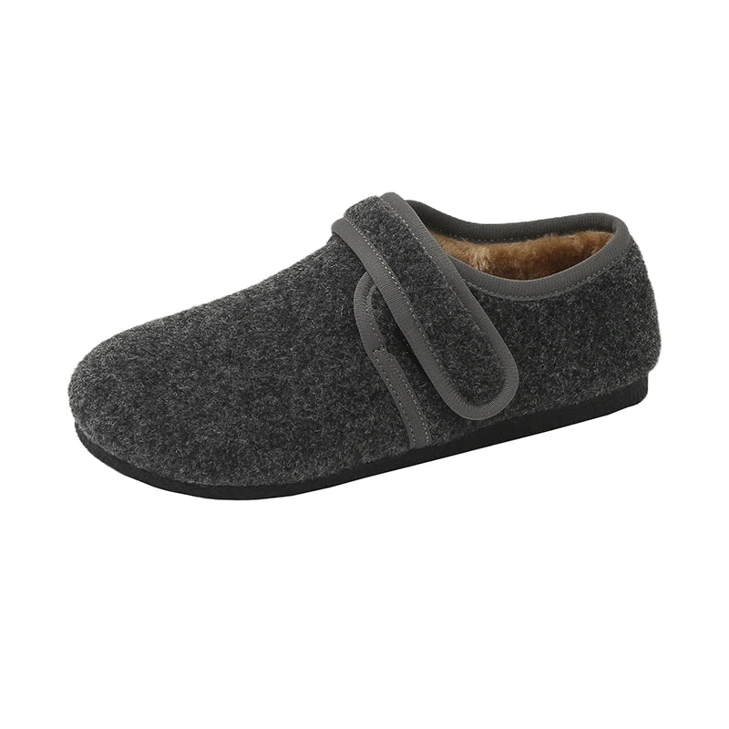 RZSMTYA Damen-Winterschuhe Flock