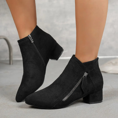 Ankle Boot Szögletes Sarok