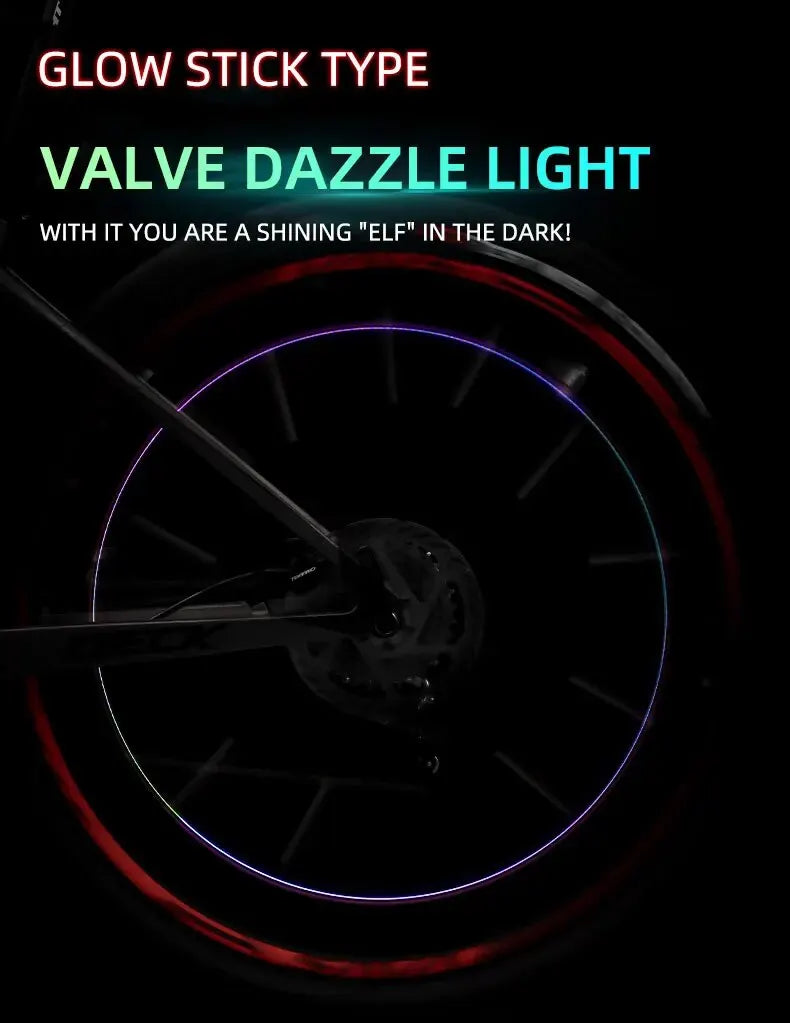 LED Szelep Fények 4 Db Színes