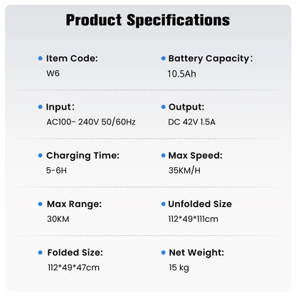 iScooter W6 Electric Scooter