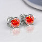 0.1ct-2ct D Color Certified Moissanite Stud Earrings Lab Created Diamond 925 Sterling Silver Wedding - BAALAAZ
