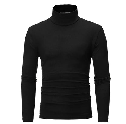 Férfi Garbó Nyakú Slim Fit
