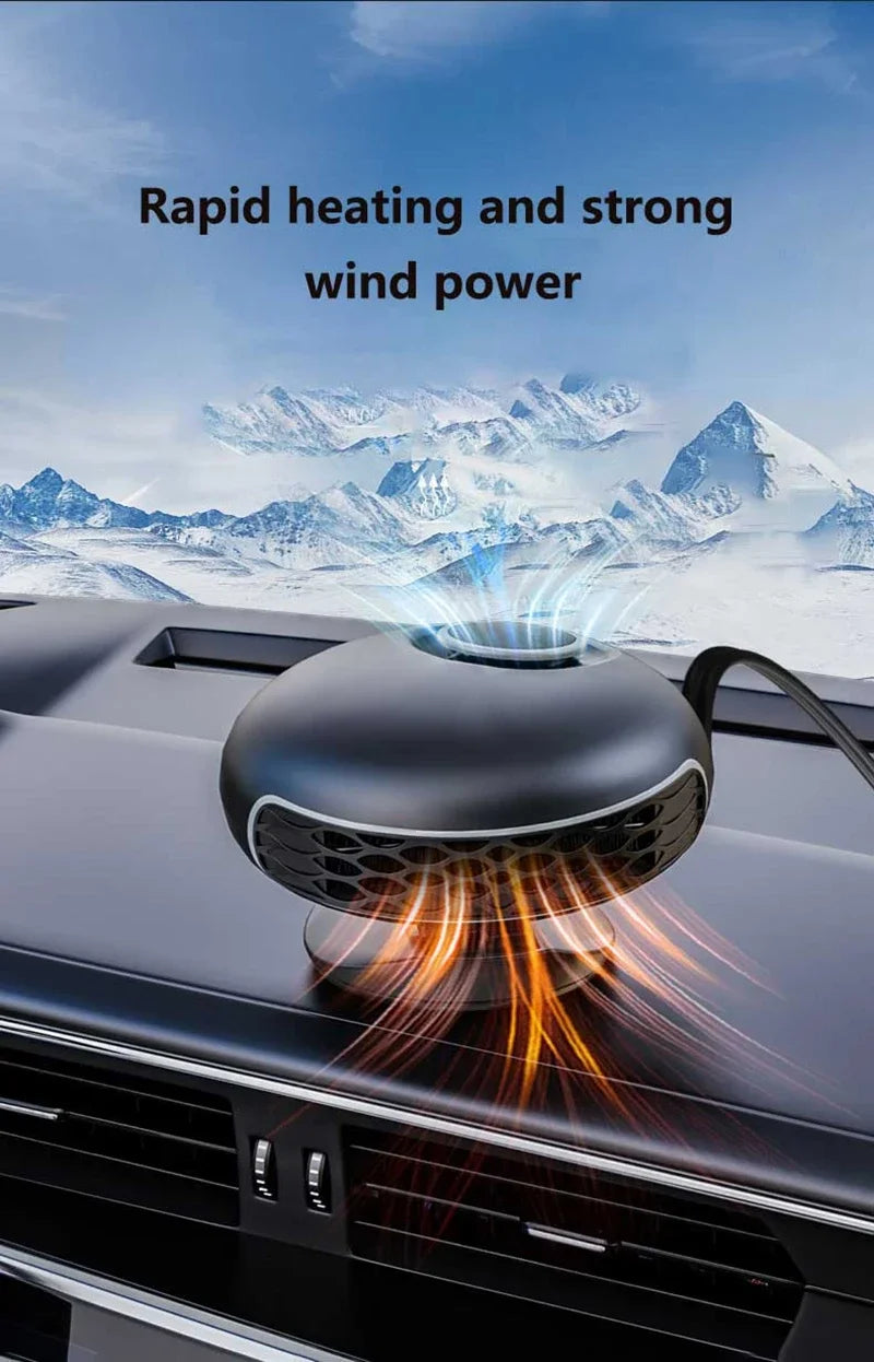 Xiaomi 12V/24V Autós Fűtő-Hűtő 2in1 - 360° Forgás, Gyors Melegítés, Összecsukható