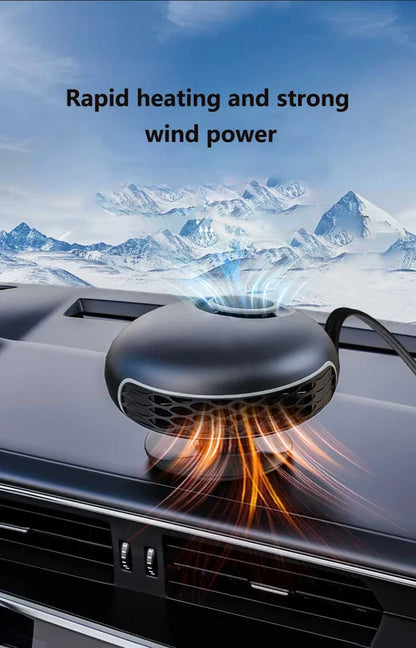 Xiaomi 12V/24V Autós Fűtő-Hűtő 2in1 - 360° Forgás, Gyors Melegítés, Összecsukható