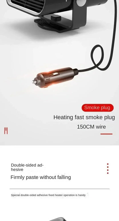 Xiaomi 24V Hordozható Autófűtő - Automatikus Páramentesítés, Gyors Melegítés, 12V/24V