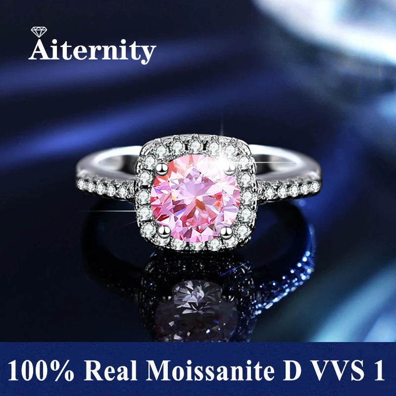 Moissanite S925 Nőknek Gyűrű