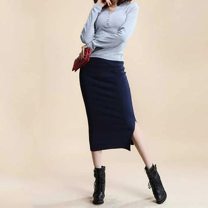 Liva Girl Női Szoknya Slim Midi