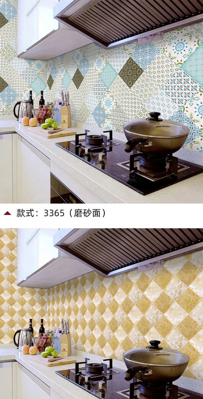 Waterproof Kitchen Wallpaper NONECN
