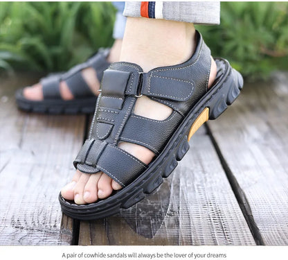 DUTRIEUX Herren-Sandalen Offen