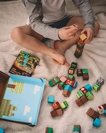 JIMITU Mágneses Építő Kockák