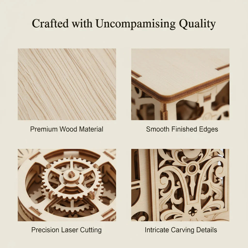 Wooden 3D Puzzle Lego-compatible