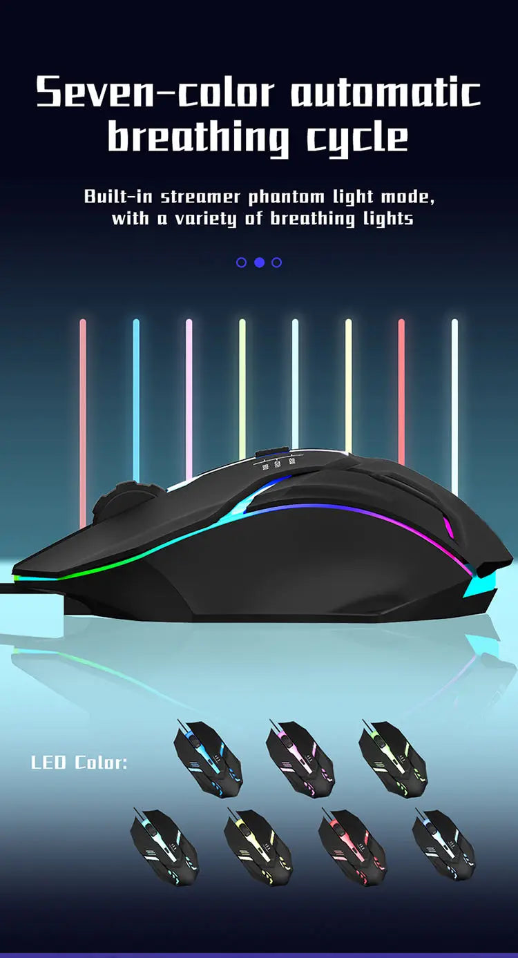Dtvane Gamer Egér Ergonomikus