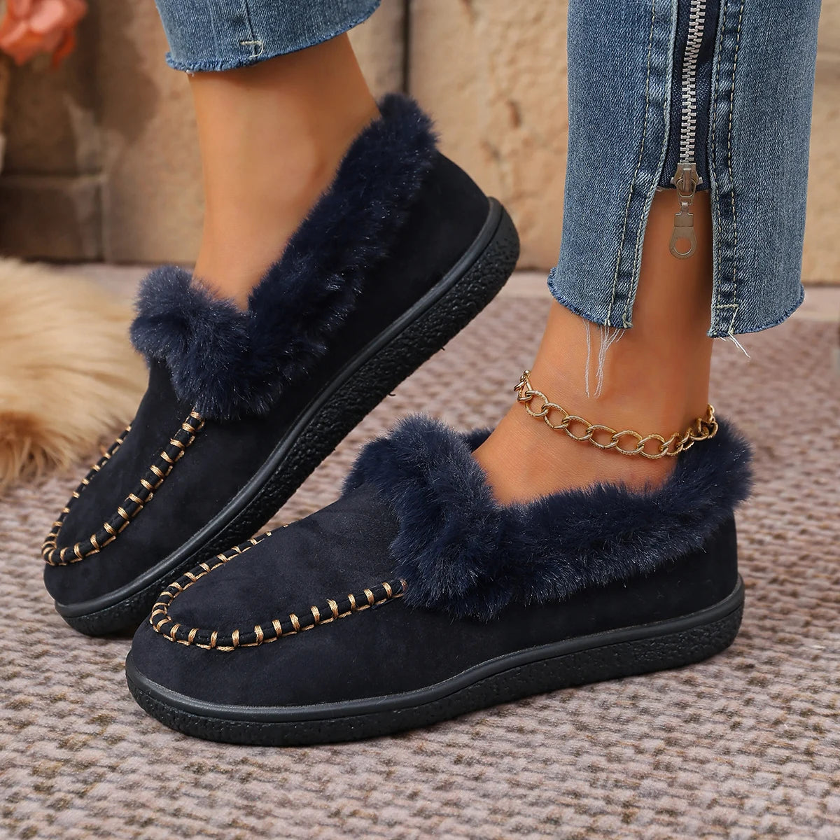Shoes Ankle Boots Inner Plush