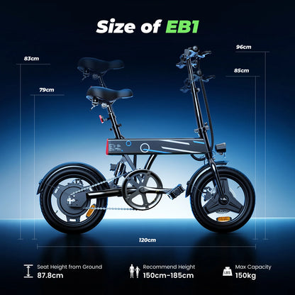 iScooter EB1 Ebike Felnőttek