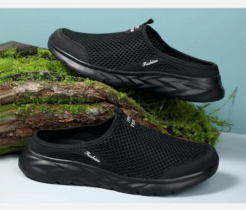 Férfi Nyári Papucs - Lélegző Hálós Slip-On Félcipő