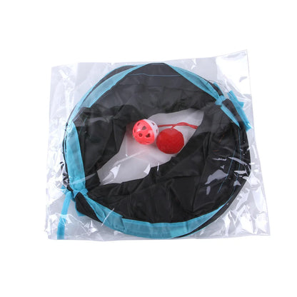 Cat Tunnel Foldable Cat Tube Toy - Breathable For Indoor Use