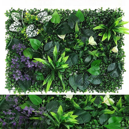 Mű Fű Fal Panel Boxwood Sövény
