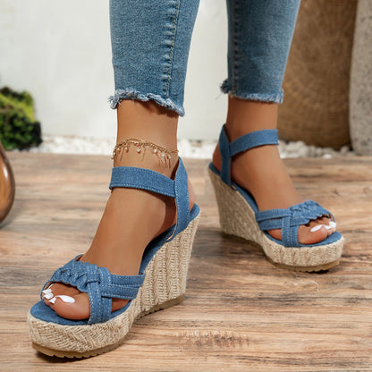 Denim Kids Sandals Comfortable