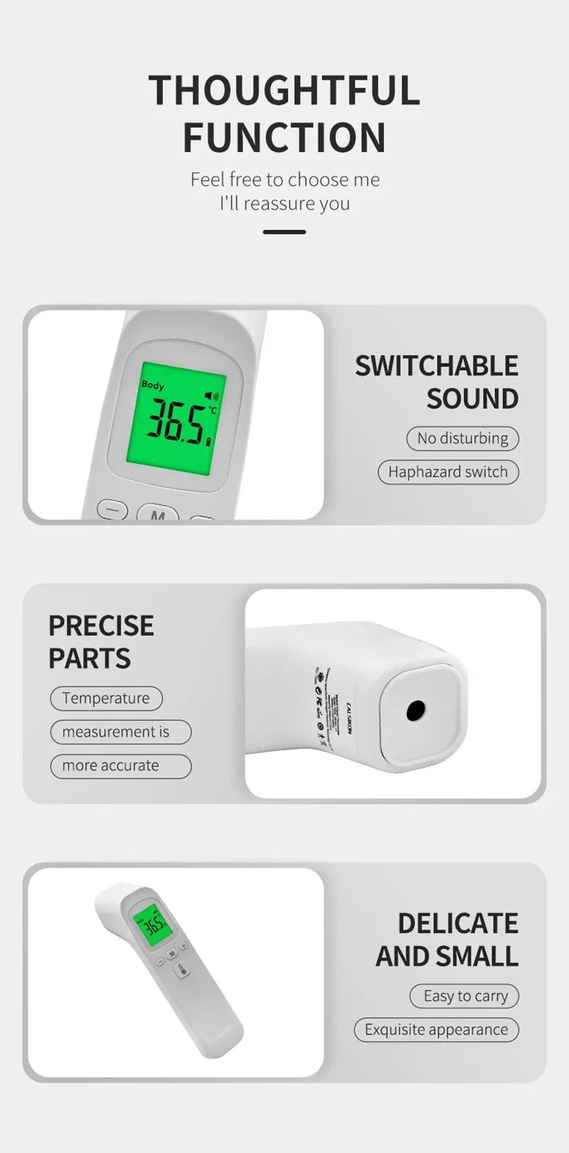 Ideabel Infravörös Lázmérő